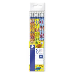 Staedtler Comic Range Blyanter m. visk 6 stk.